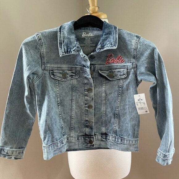 Barbie Jean Jacket Youth M NWT ADORABLE - Picture 1 of 6